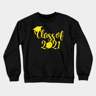 class of 2021 yellow Crewneck Sweatshirt